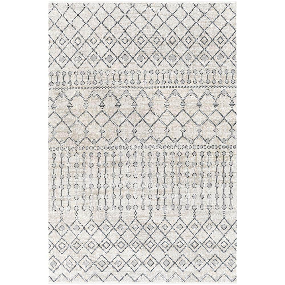 Machine Woven LVR-2339 Ink Blue, Gray Rugs #color_ink blue, gray