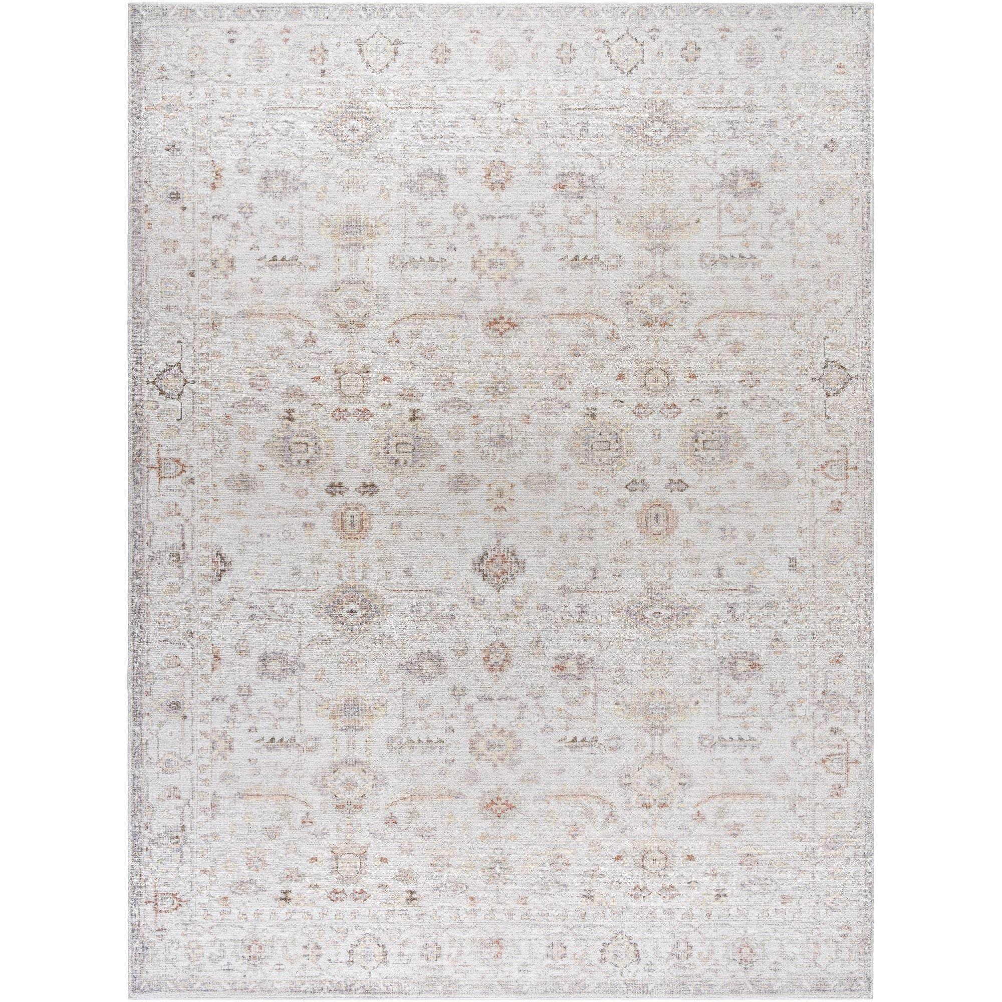 Machine Woven PNWSP-2300 Ivory, Dusty Pink, Mustard, Light Olive, Olive, Rust Rugs #color_ivory, dusty pink, mustard, light olive, olive, rust