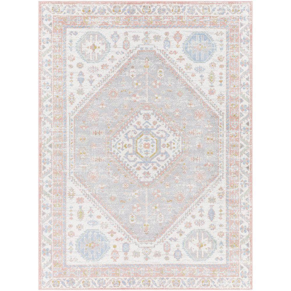 Machine Woven LVR-2348 Ivory, Plum Rugs #color_ivory, plum