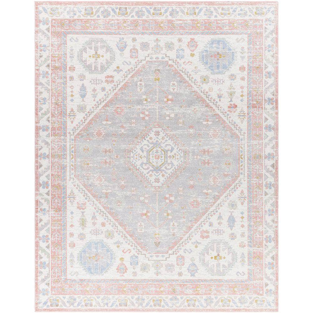 Machine Woven LVR-2348 Ivory, Plum Rugs #color_ivory, plum