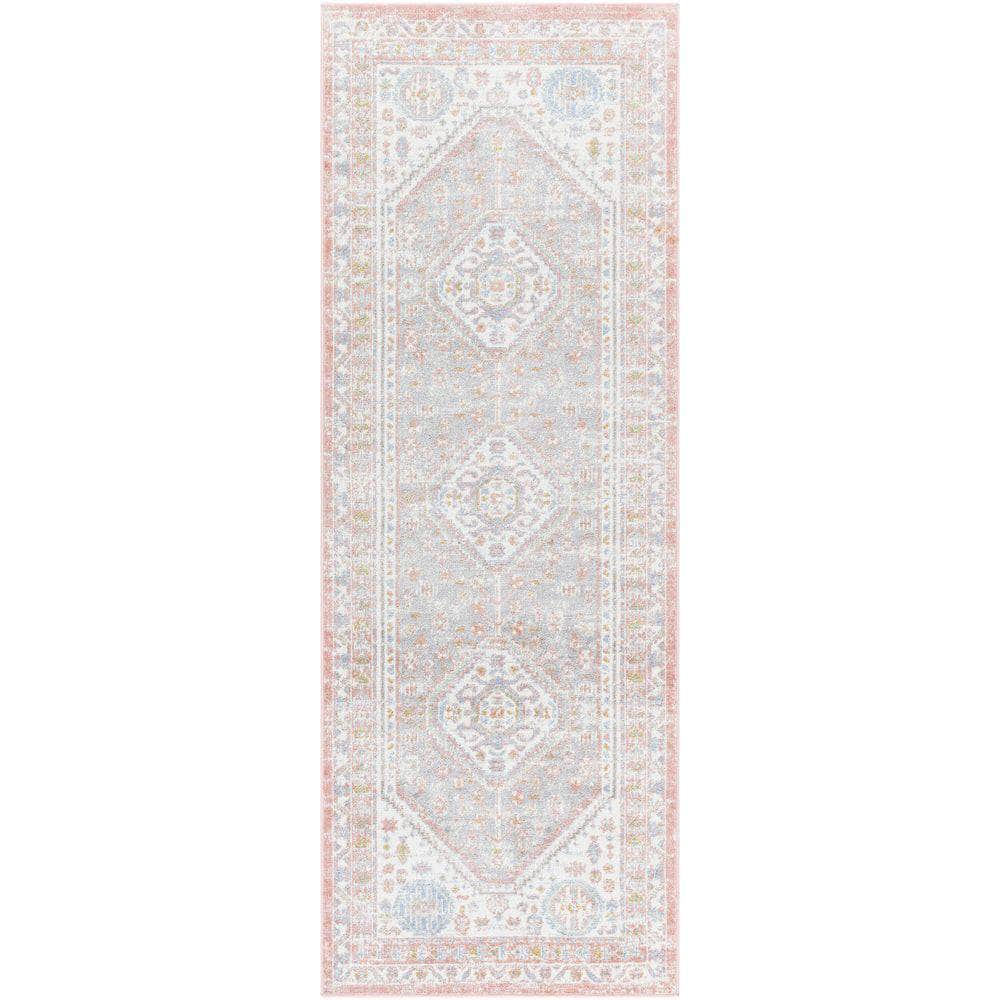 Machine Woven LVR-2348 Ivory, Plum Rugs #color_ivory, plum