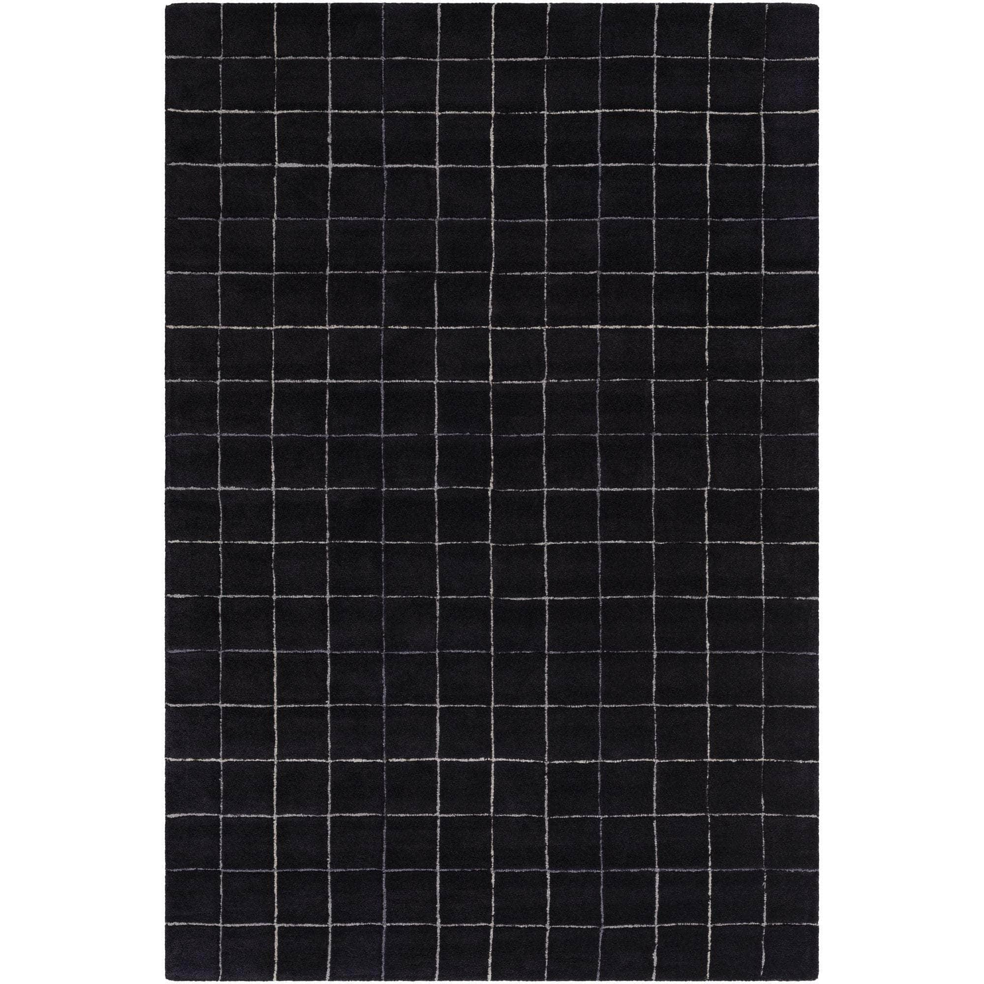 Handmade BKO-2345 Jet Black Rugs #color_jet black