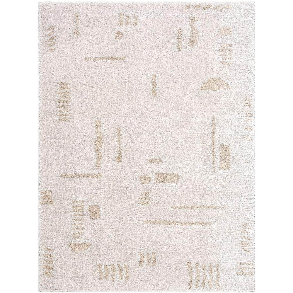 Machine Woven FSG-2301 Light Beige, Beige Rugs #color_light beige, beige