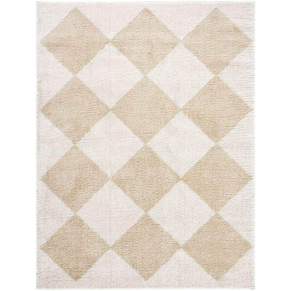 Machine Woven FSG-2324 Light Beige, Beige Rugs #color_light beige, beige