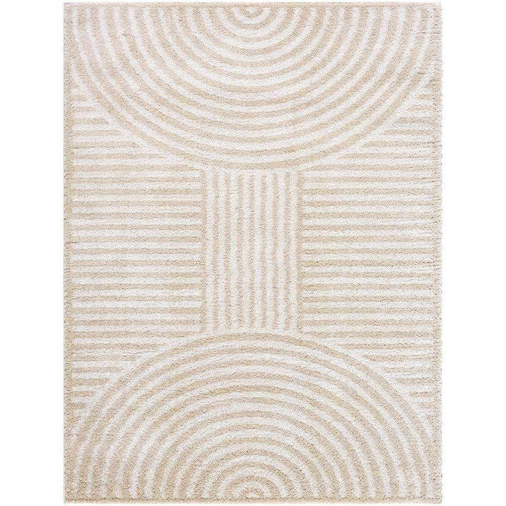 Machine Woven FSG-2332 Light Beige, Beige Rugs #color_light beige, beige