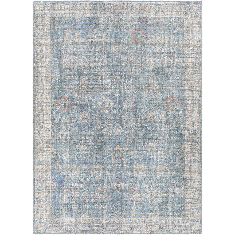 Machine Woven COB-2300 Light Blue, Blue Rugs #color_light blue, blue