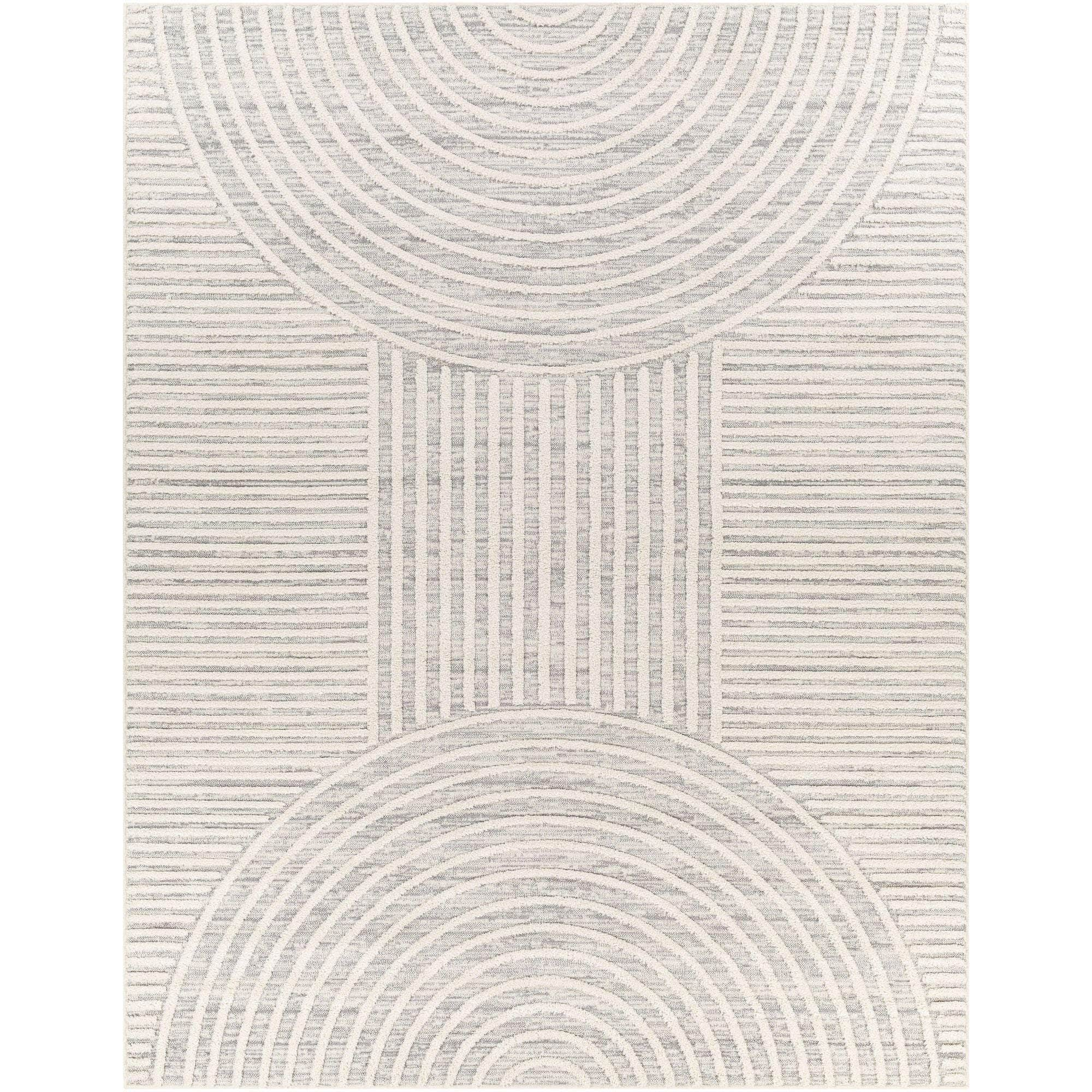 Machine Woven NOA-2310 Light Gray, Cream, Medium Gray Rugs #color_light gray, cream, medium gray