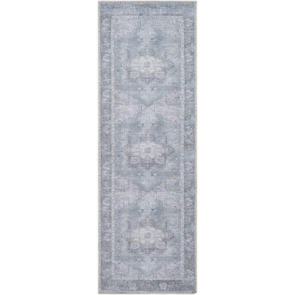 Machine Woven AML-2358 Light Gray, Denim Rugs #color_light gray, denim