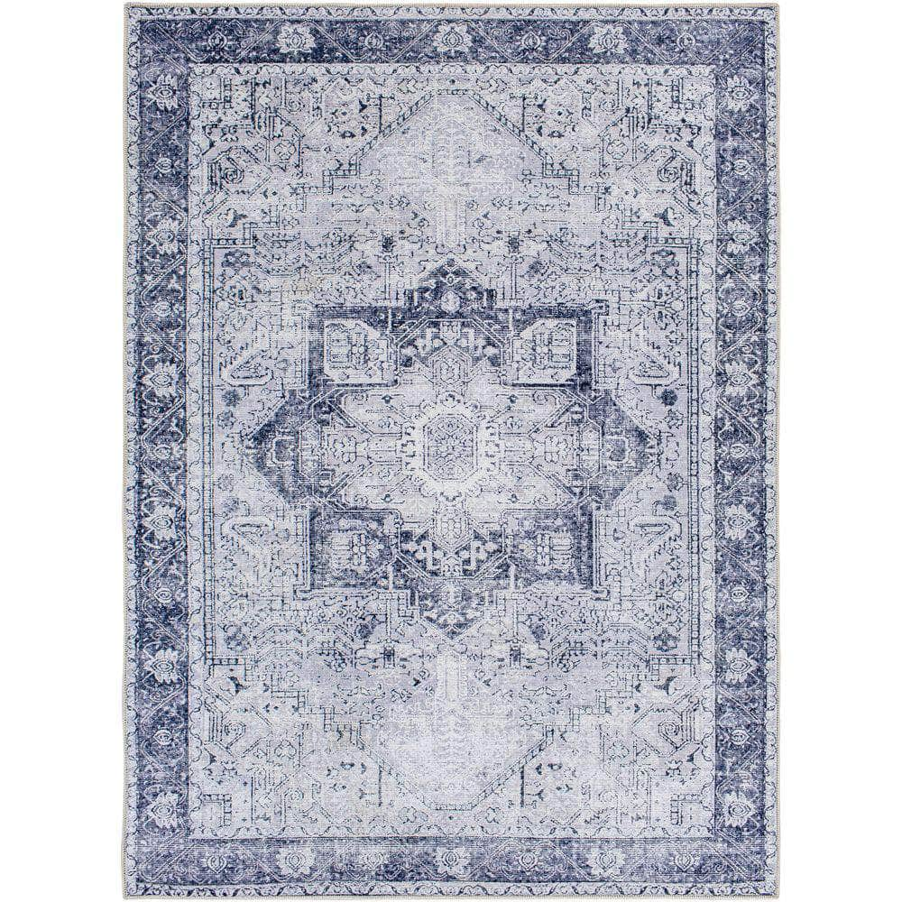 Machine Woven AML-2361 Light Gray, Lavender Rugs #color_light gray, lavender