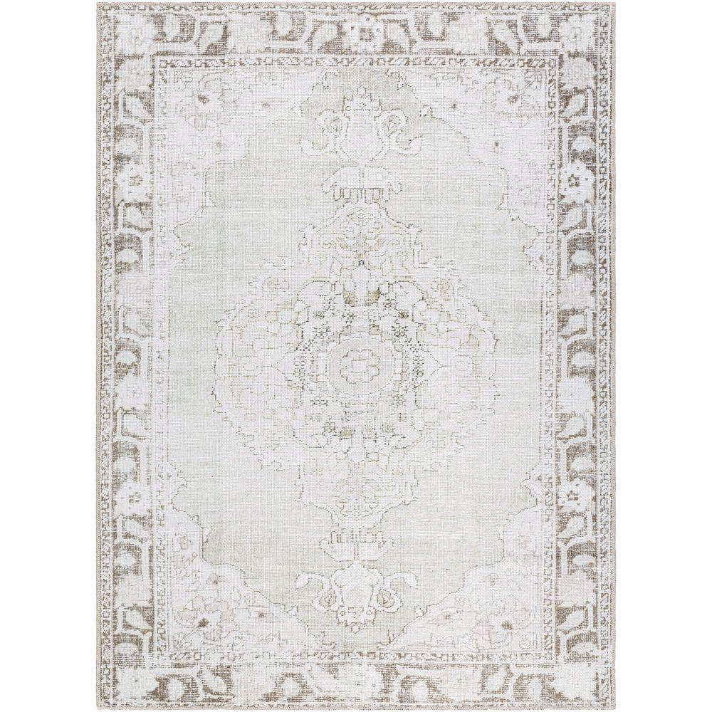 Machine Woven PNWRN-2300 Light Sage, Cream Rugs #color_light sage, cream