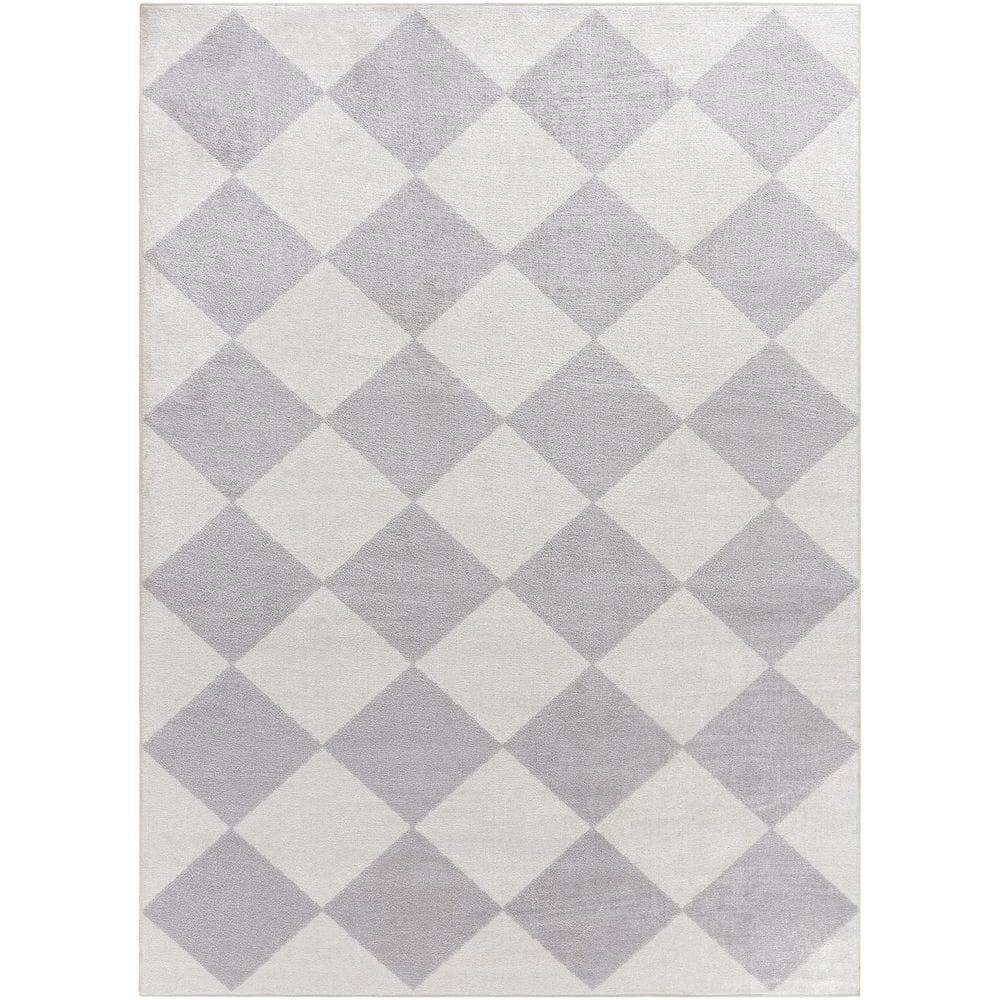 Machine Woven LLL-2376 Light Silver, Ash Rugs #color_light silver, ash