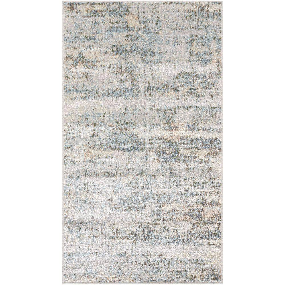 Machine Woven LLL-2355 Light Silver, Slate Rugs #color_light silver, slate