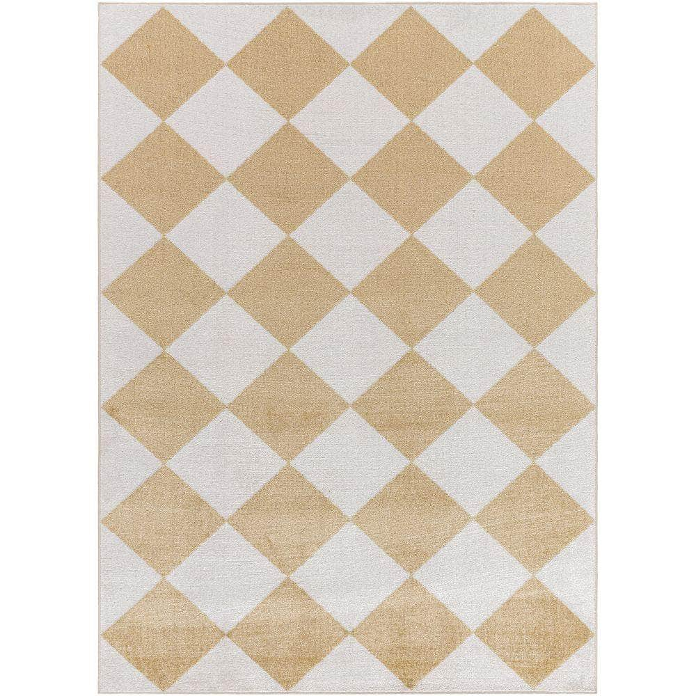 Machine Woven LLL-2377 Light Silver, Tan Rugs #color_light silver, tan