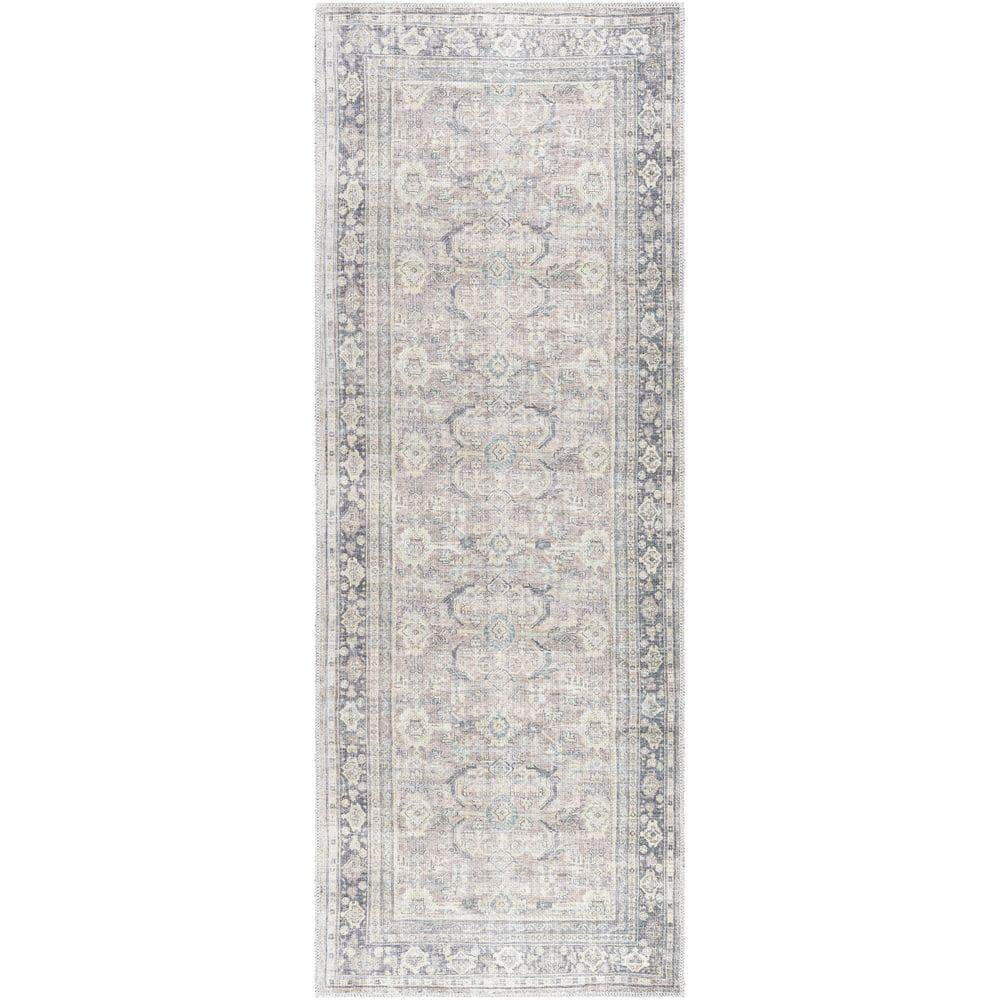 Machine Woven BODA-2300 Light Silver, Warm Grey Rugs #color_light silver, warm grey