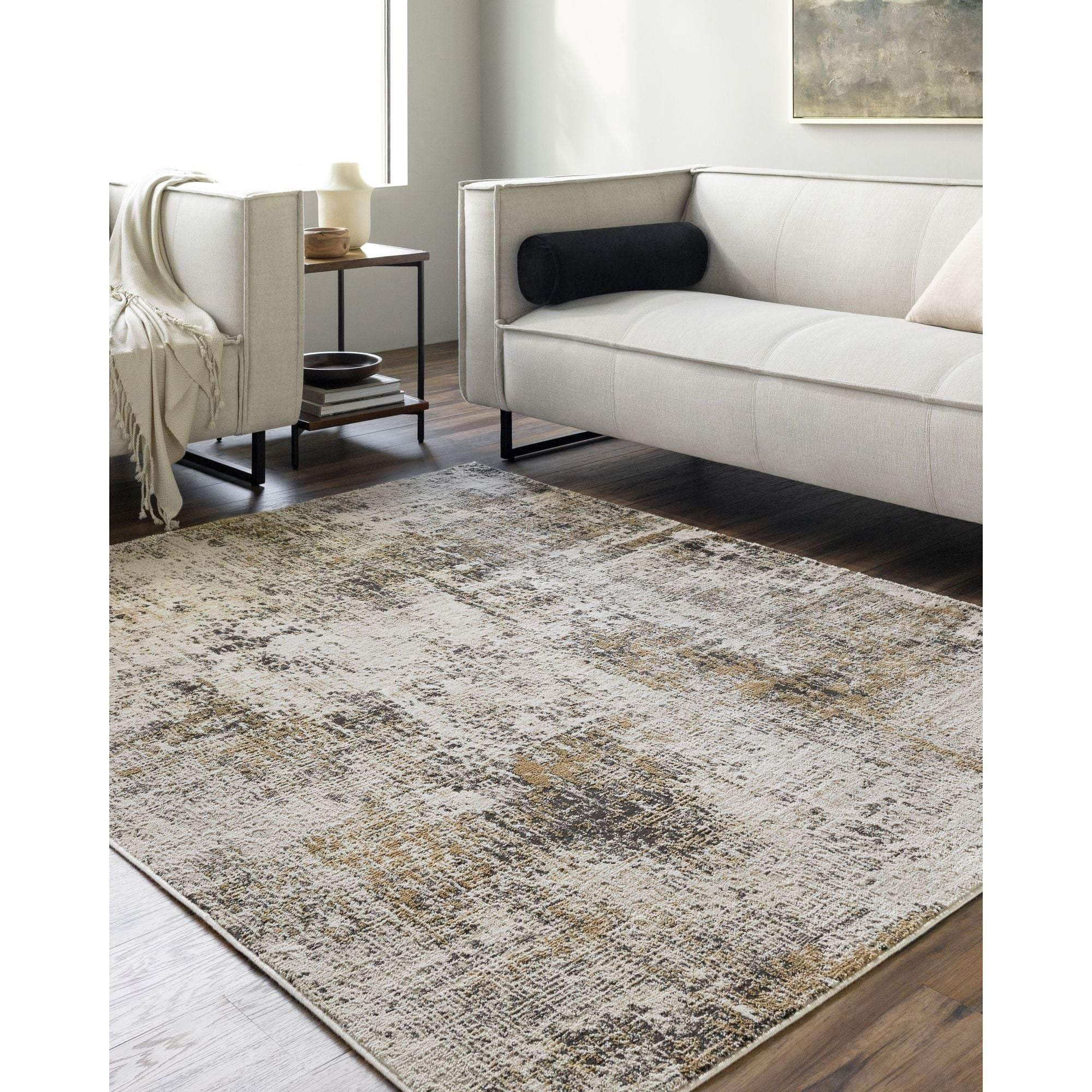 Machine Woven ALG-2355 Light Beige, Tan, Charcoal, Ivory, Mustard Rugs #color_light beige, tan, charcoal, ivory, mustard