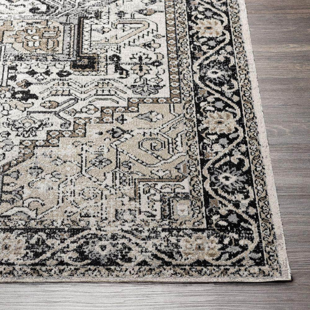 Machine Woven LVR-2322 Black, Taupe Rugs #color_black, taupe