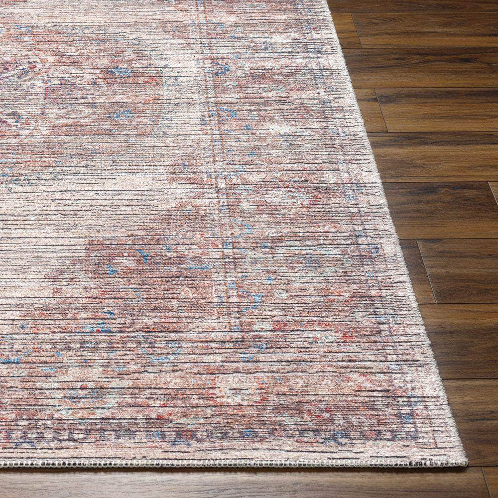 Machine Woven NLT-2305 Light Gray, Dark Brown Rugs #color_light gray, dark brown