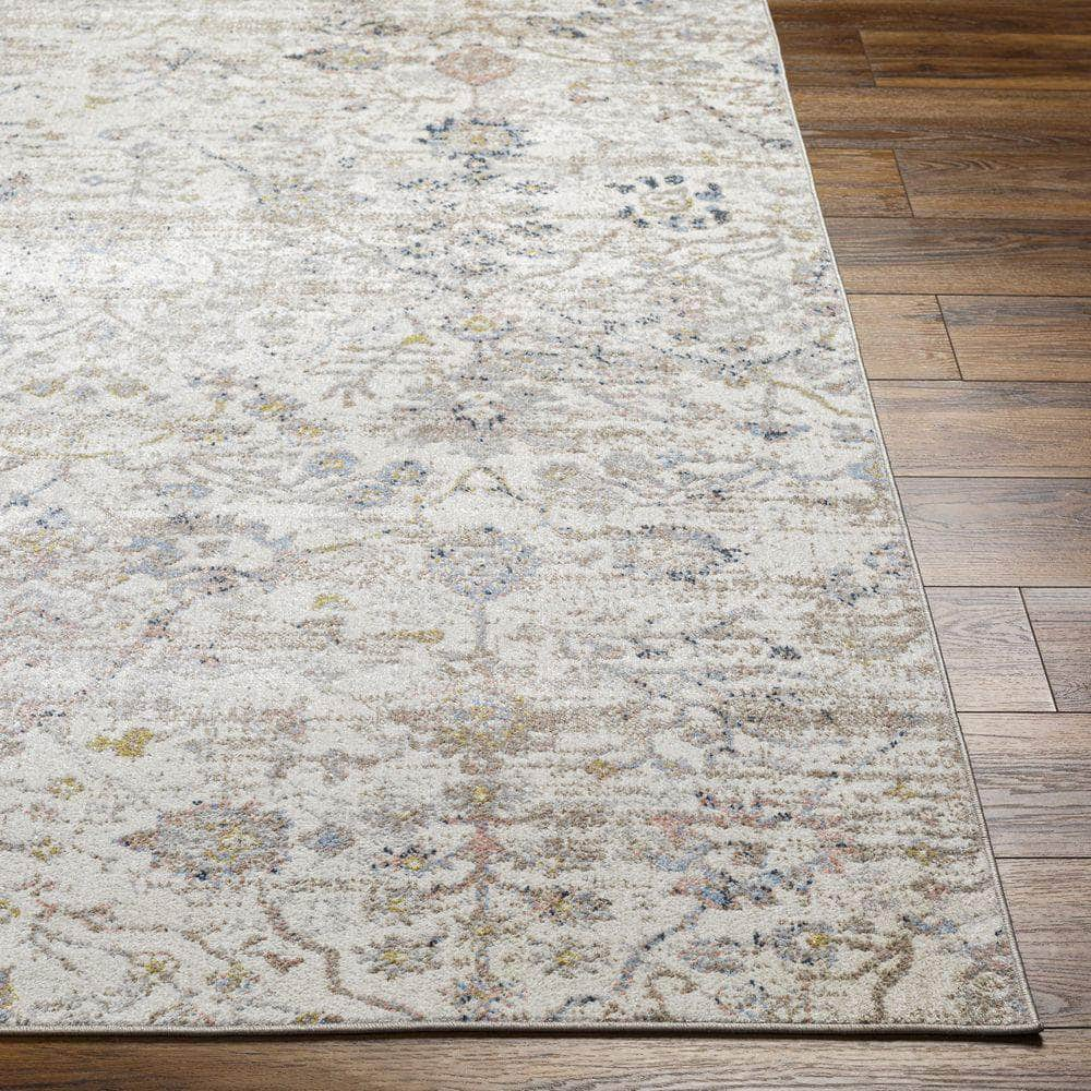 Machine Woven LVR-2358 Ivory, Brown Rugs #color_ivory, brown