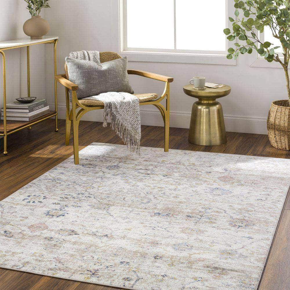 Machine Woven LVR-2358 Ivory, Brown Rugs #color_ivory, brown