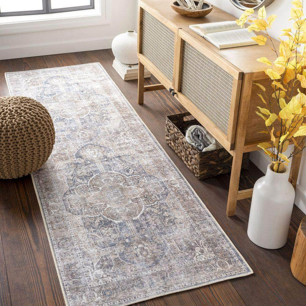 Machine Woven THI-2700 Brown, Tan Rugs #color_brown, tan