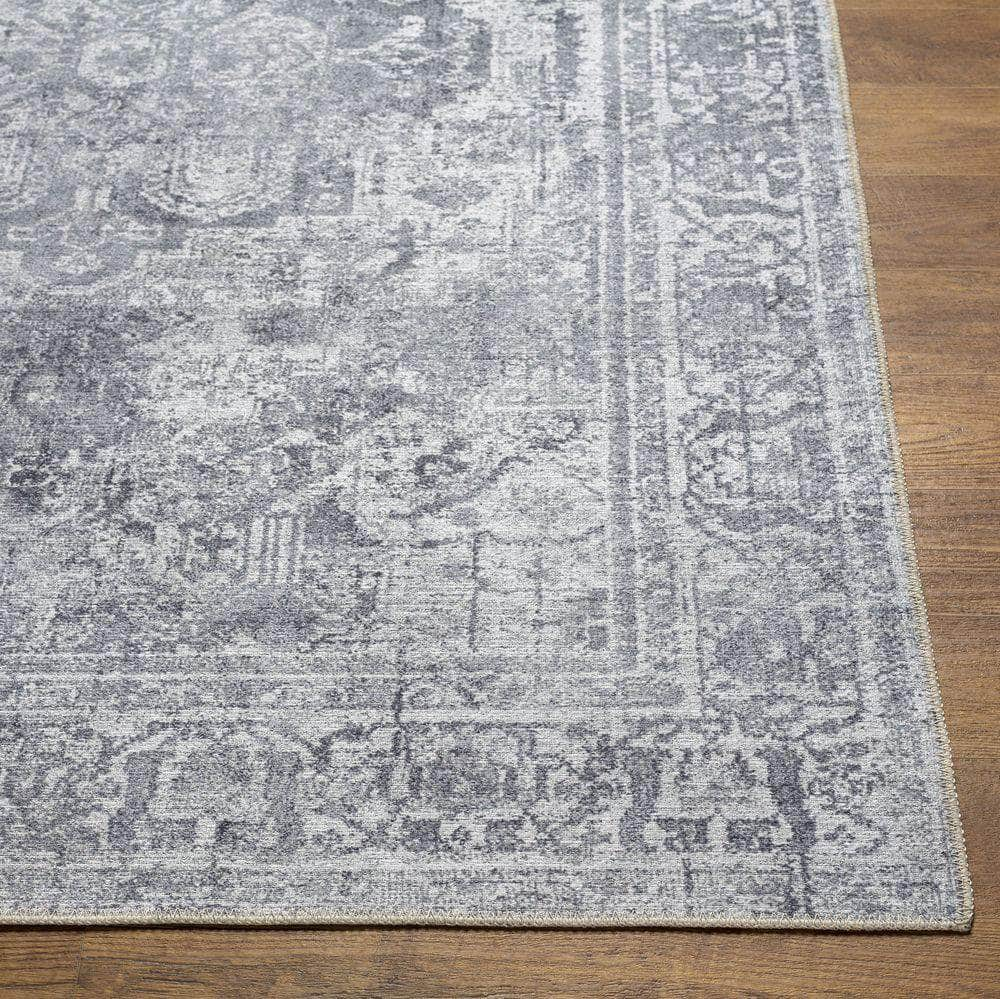 Machine Woven THI-2710 Light Gray, Gray Rugs #color_light gray, gray