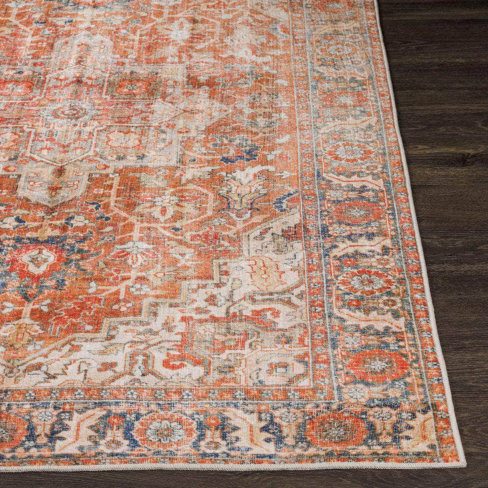 Machine Woven LVB-2303 Rust, Orange Rugs #color_rust, orange