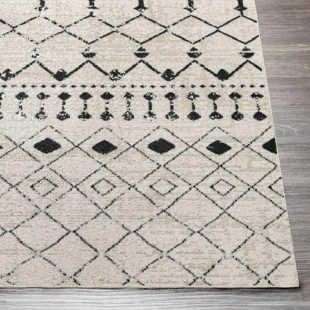 Machine Woven LVR-2336 Black, Gray Rugs #color_black, gray