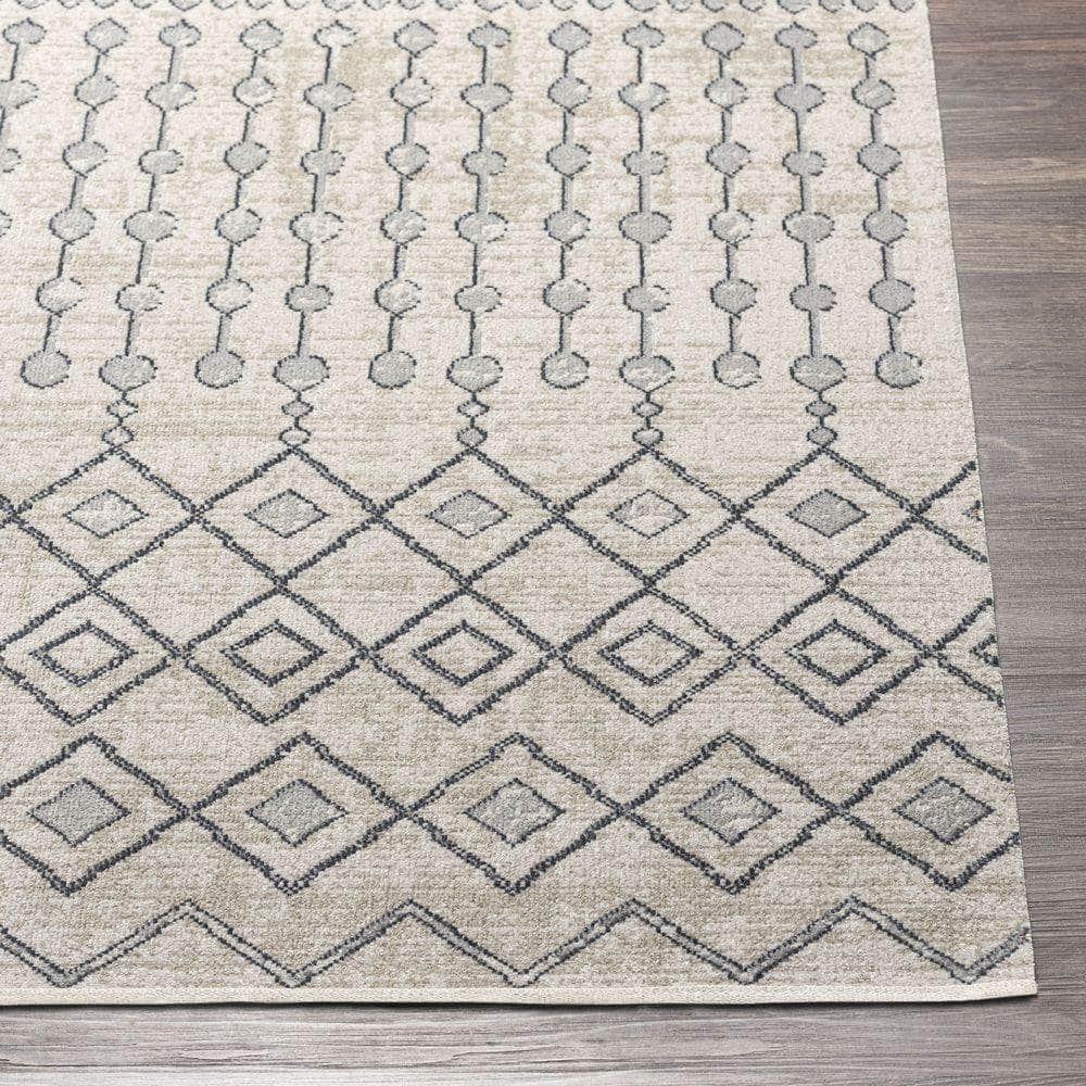 Machine Woven LVR-2339 Ink Blue, Gray Rugs #color_ink blue, gray