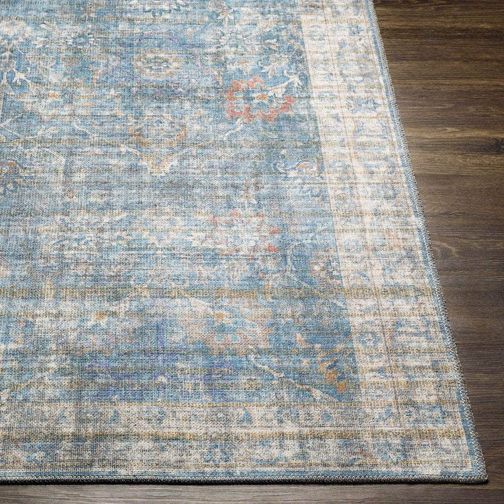 Machine Woven COB-2300 Light Blue, Blue Rugs #color_light blue, blue