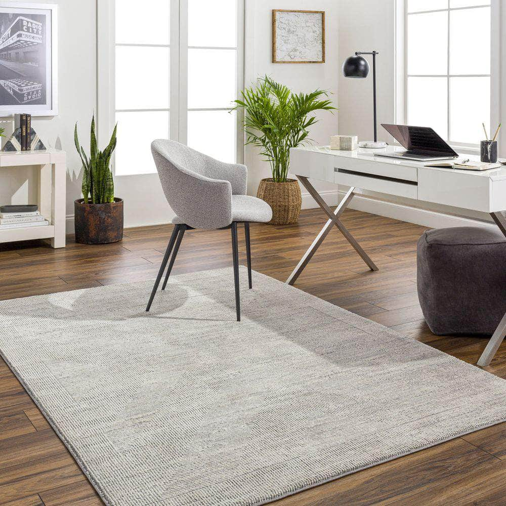 Machine Woven ALD-2311 Gray, Cream Rugs #color_gray, cream