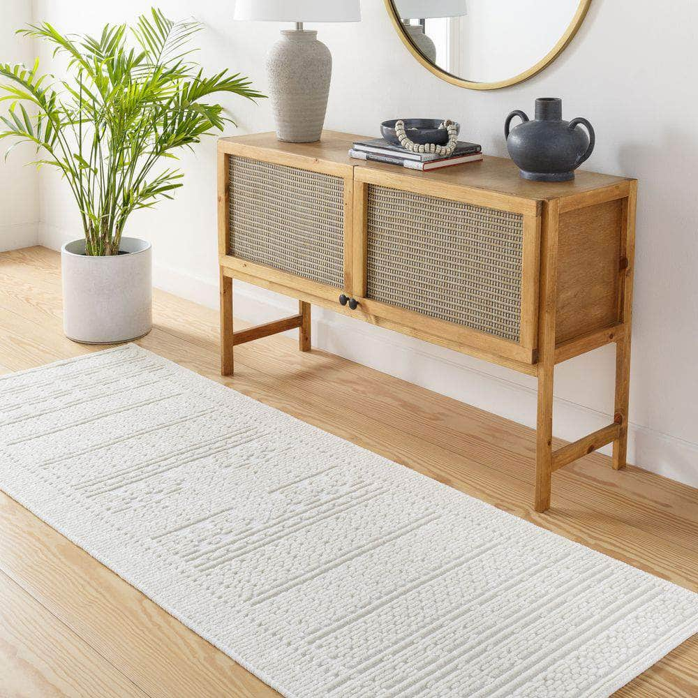 Machine Woven LYA-2301 White, Off-White Rugs #color_white, off-white