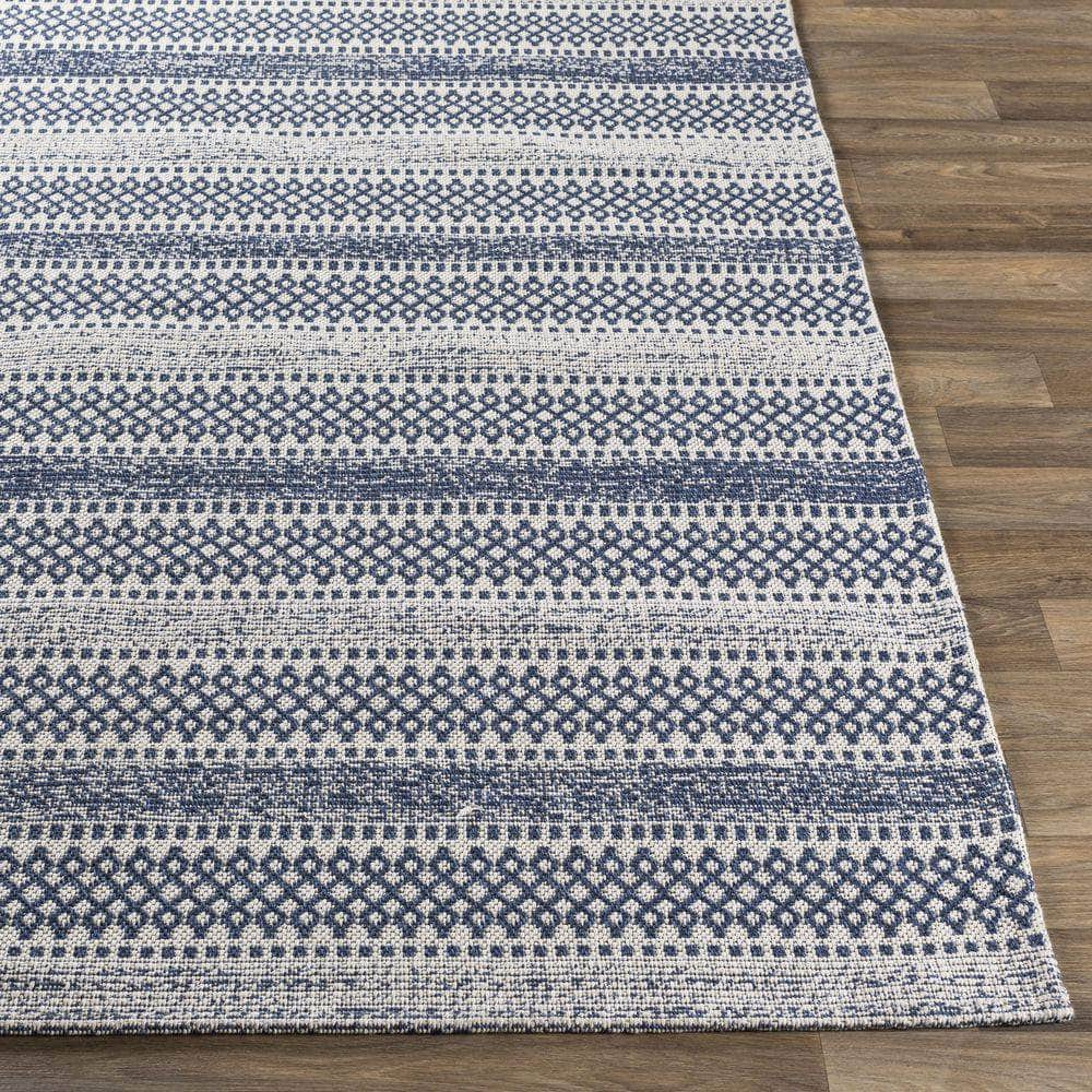 Machine Woven LCS-2311 Navy, White Rugs #color_navy, white