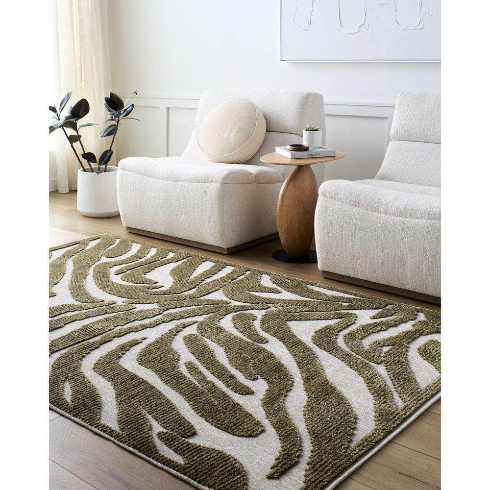 Machine Woven LYA-2332 Beige, Brown Rugs #color_beige, brown