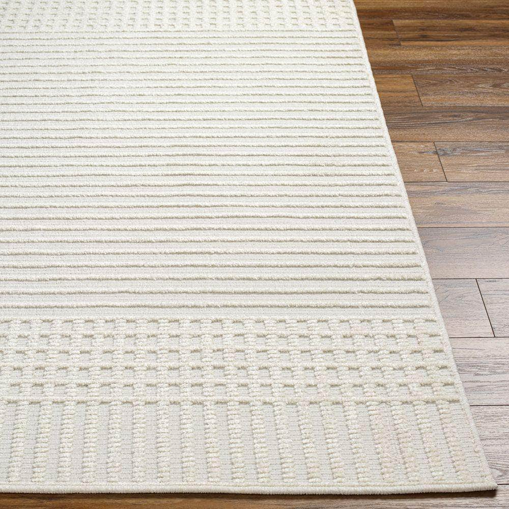 Machine Woven LYA-2306 White, Off-White Rugs #color_white, off-white