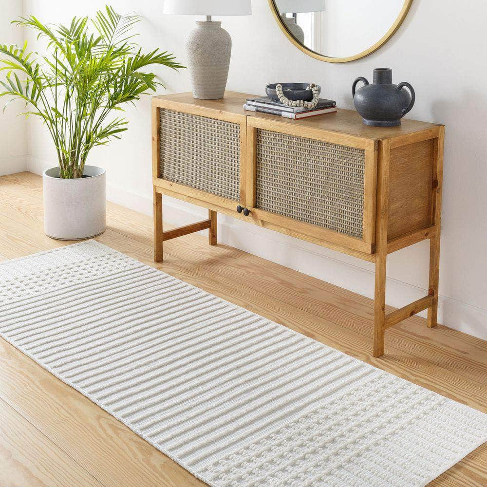 Machine Woven LYA-2306 White, Off-White Rugs #color_white, off-white