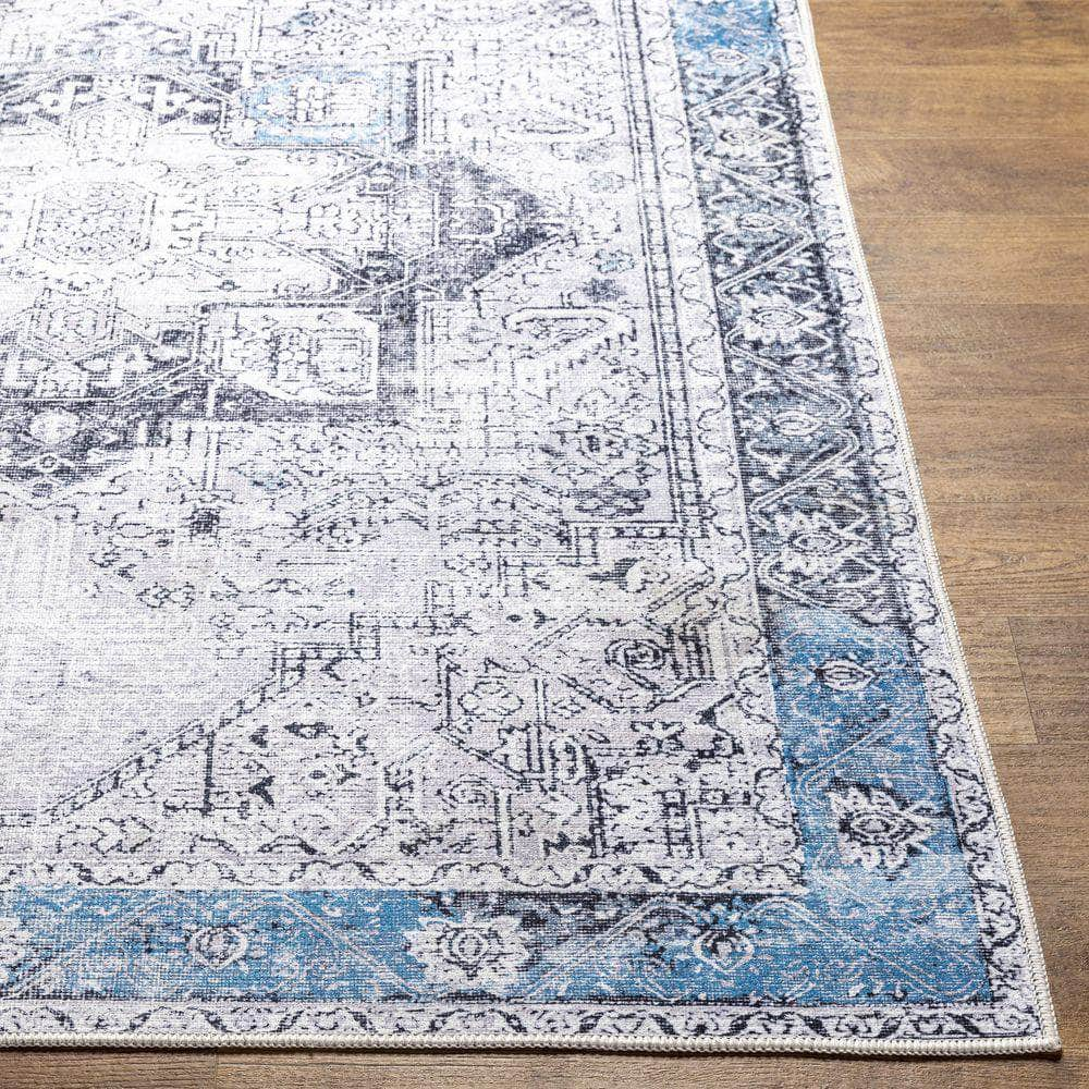 Machine Woven AML-2359 Navy, Blue Rugs #color_navy, blue