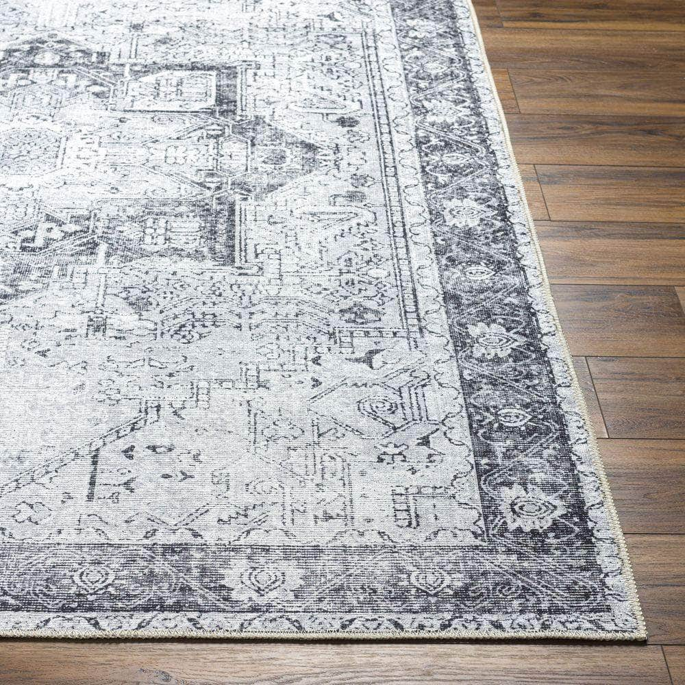 Machine Woven AML-2361 Light Gray, Lavender Rugs #color_light gray, lavender