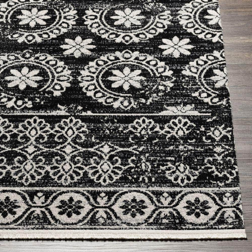 Machine Woven LVR-2325 Black, Gray Rugs #color_black, gray