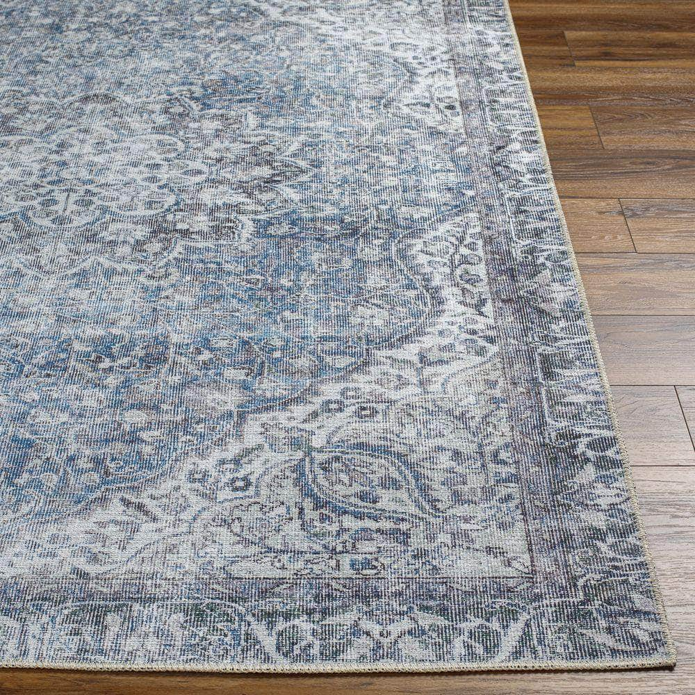 Machine Woven AML-2364 Blue, Ice Blue Rugs #color_blue, ice blue