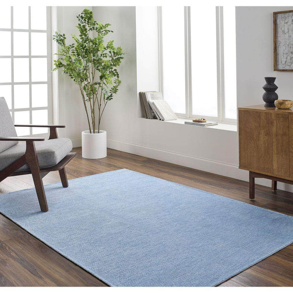 Machine Woven QBC-2304 Pale Blue, Light Blue Rugs #color_pale blue, light blue