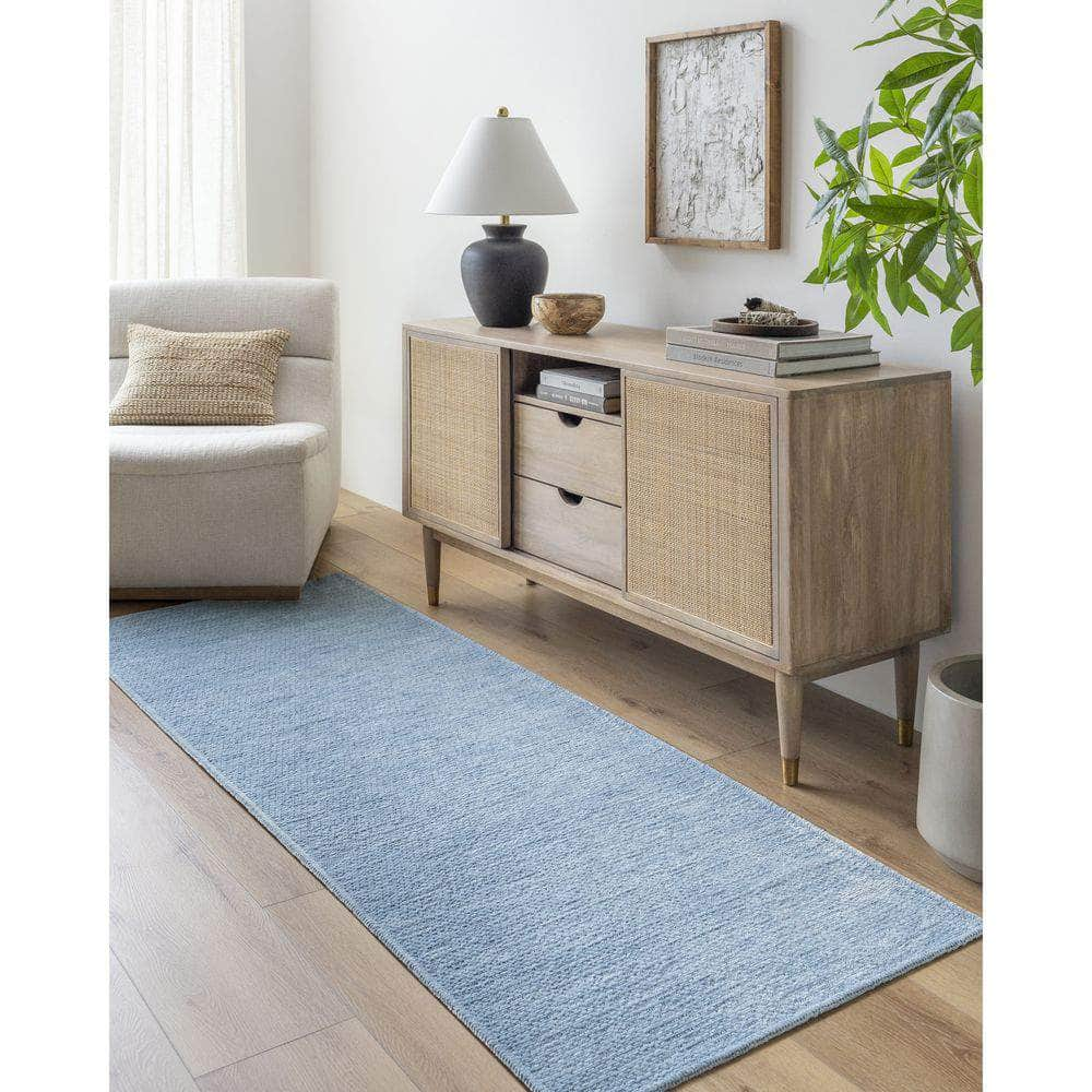 Machine Woven QBC-2304 Pale Blue, Light Blue Rugs #color_pale blue, light blue