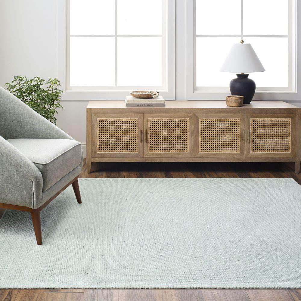 Machine Woven QBC-2307 Seafoam Rugs #color_seafoam