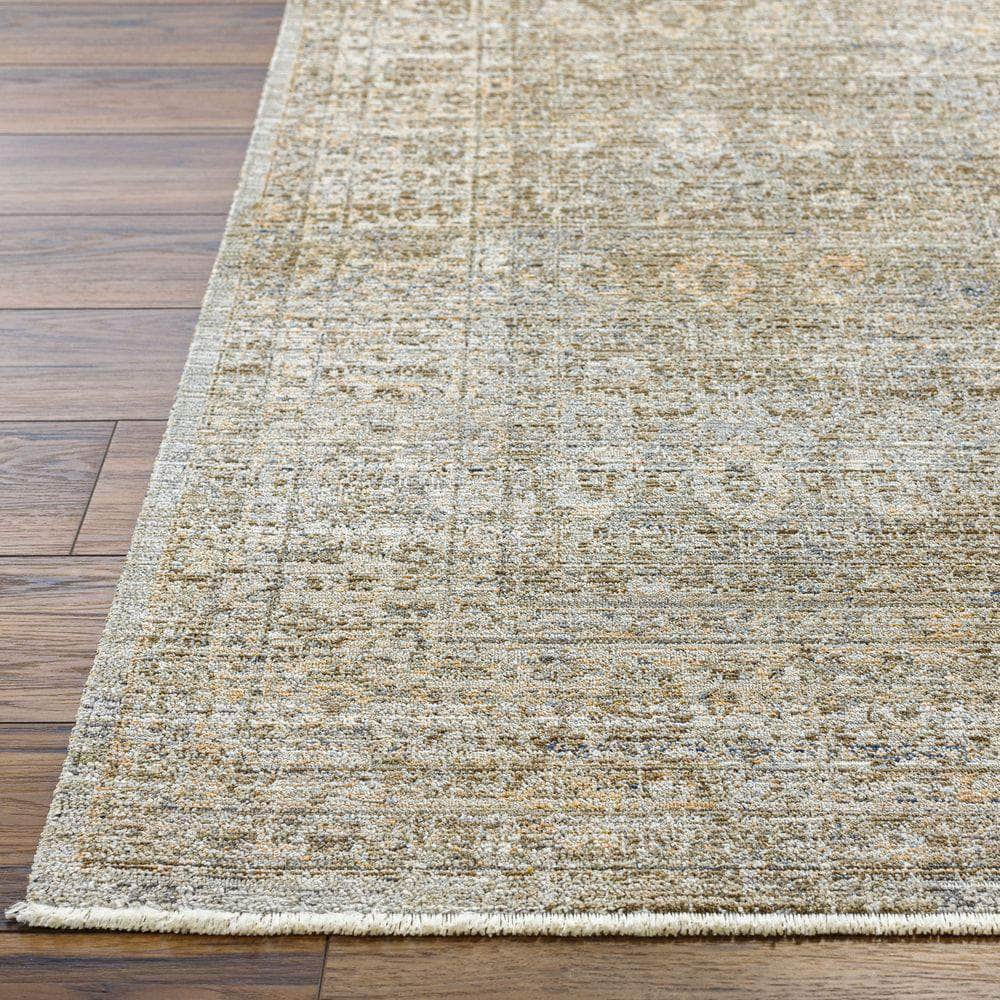 Machine Woven BOMG-2304 Dark Brown, Gray Rugs #color_dark brown, gray