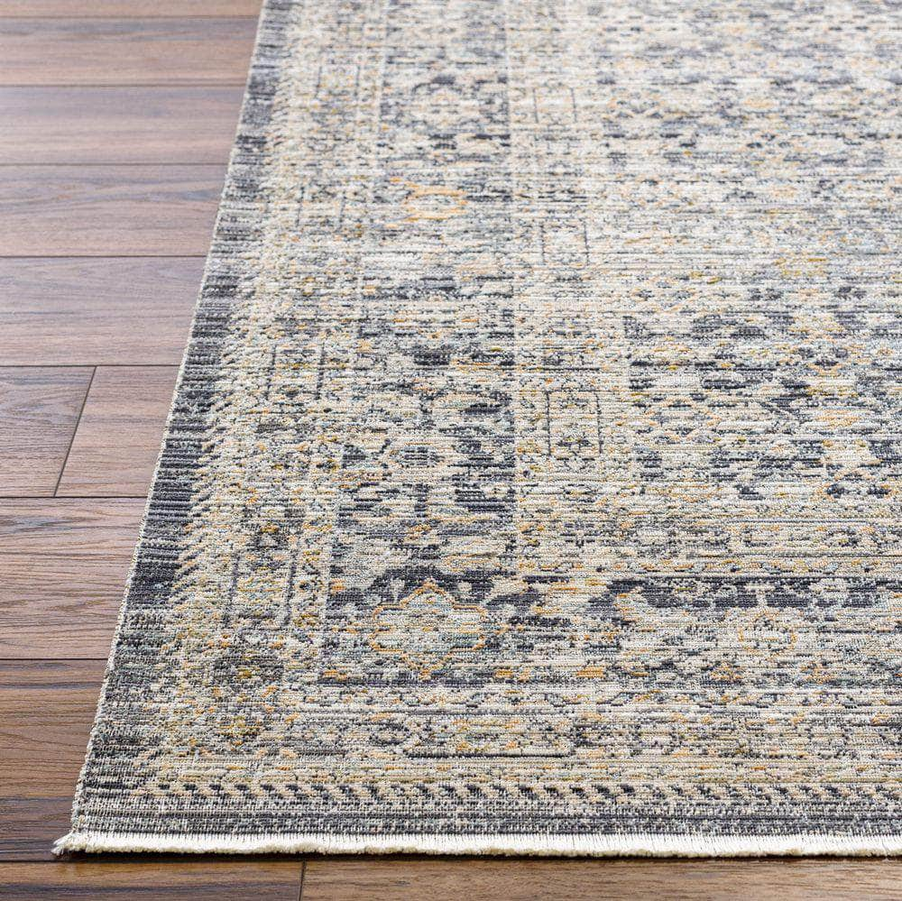 Machine Woven BOMG-2308 Taupe, Black Rugs #color_taupe, black