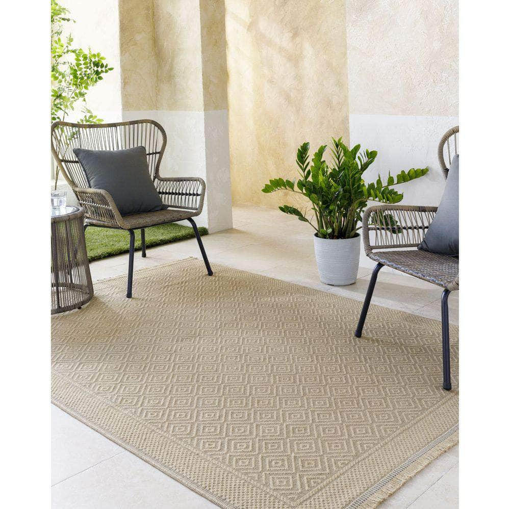 Machine Woven MYS-2300 Tan, Beige Rugs #color_tan, beige