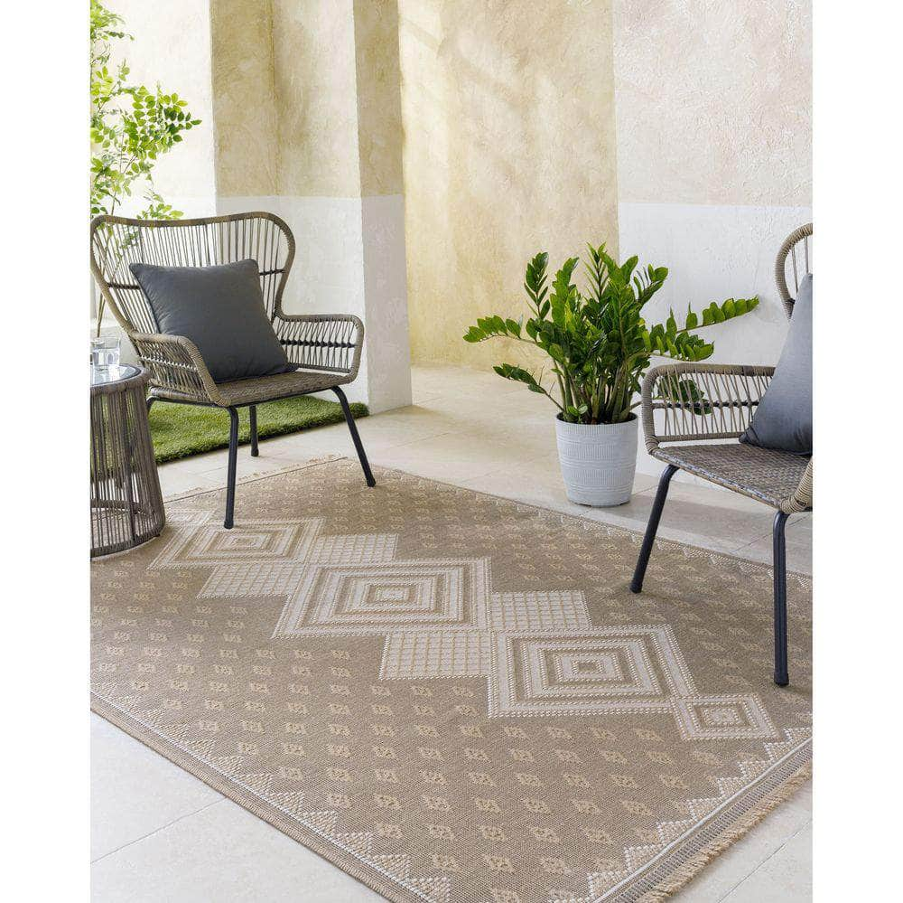 Machine Woven MYS-2305 Tan, Beige Rugs #color_tan, beige