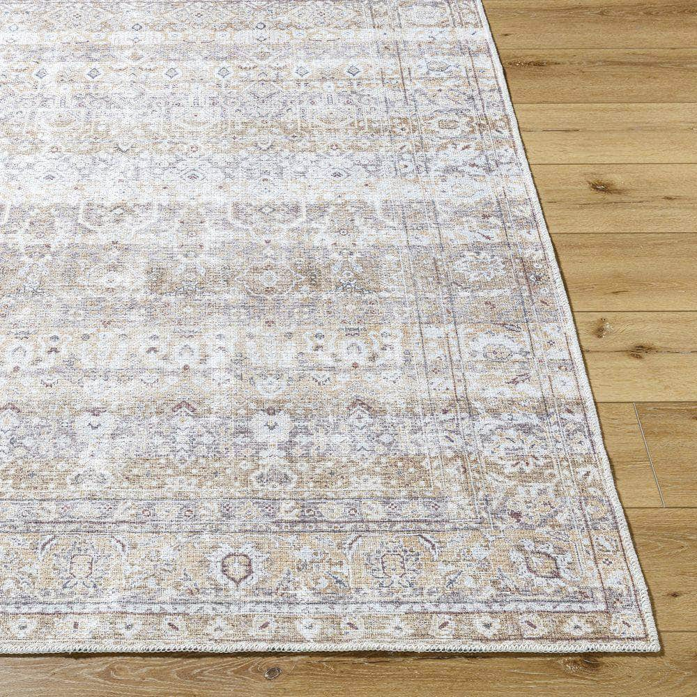 Machine Woven AML-2400 Beige, Light Brown Rugs #color_beige, light brown