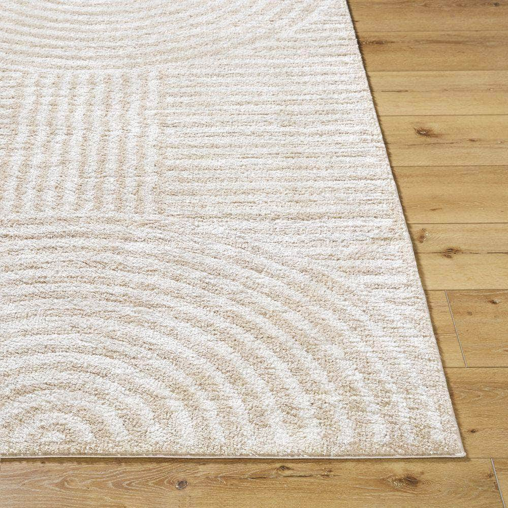 Machine Woven FSG-2332 Light Beige, Beige Rugs #color_light beige, beige