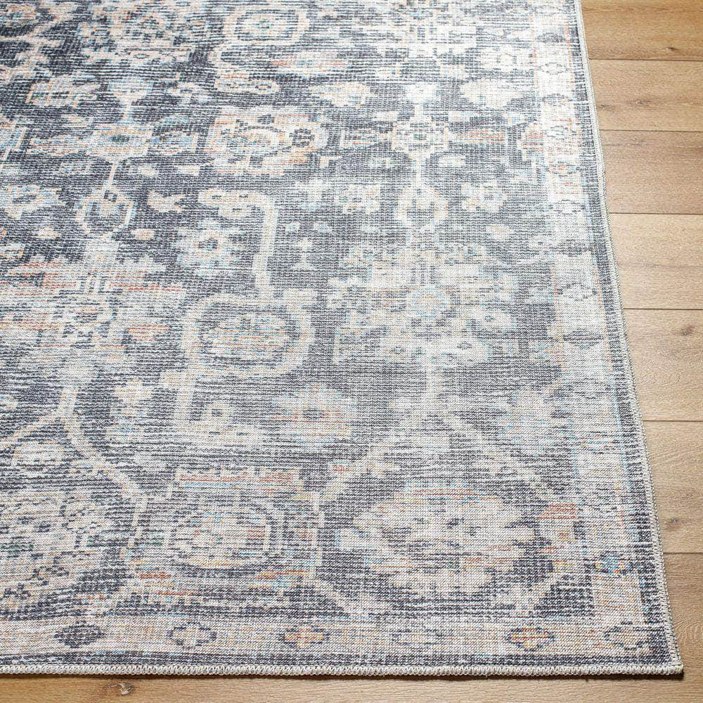 Machine Woven VVEL-2300 Grey, Metallic - Silver Rugs #color_grey, metallic - silver