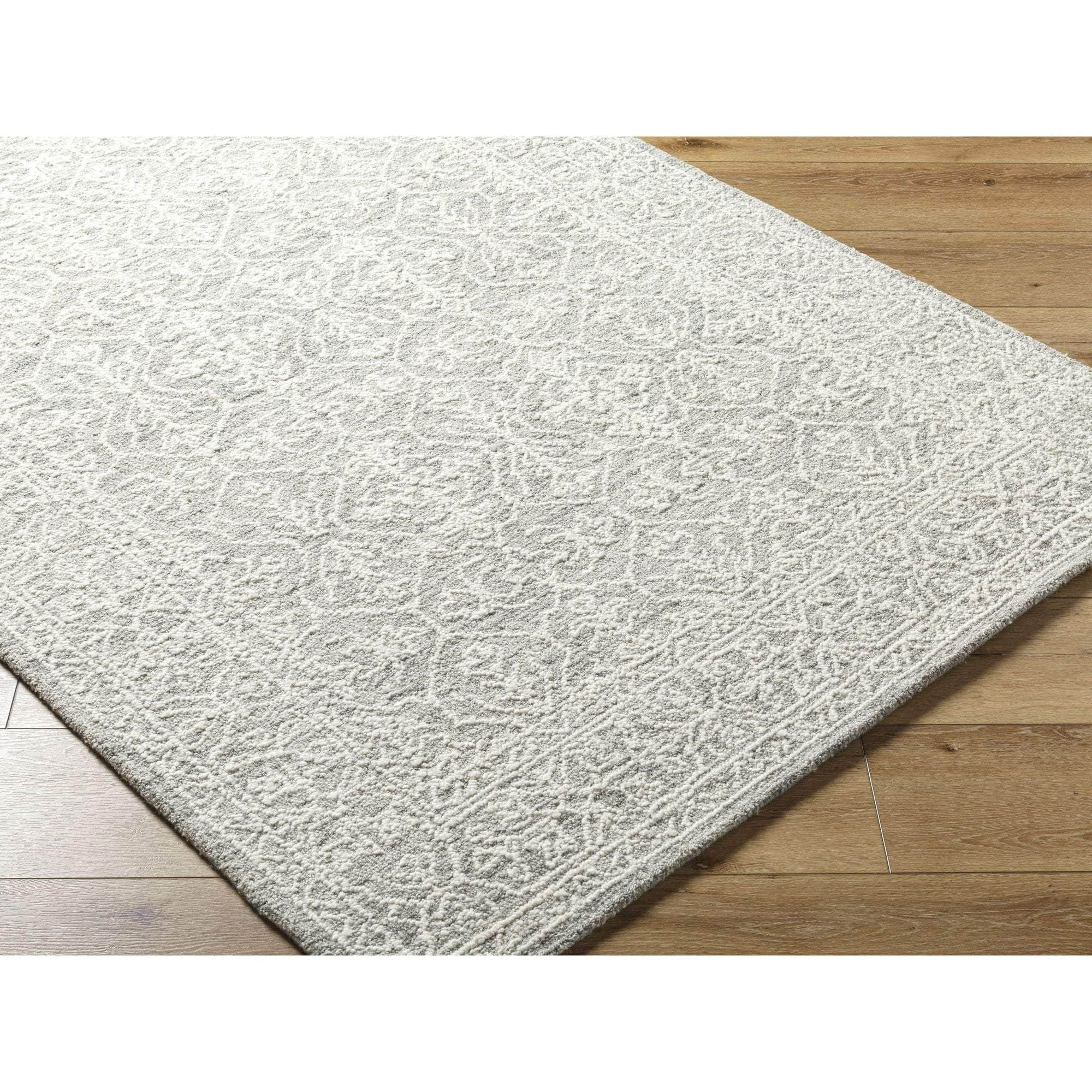 Handmade SCY-2303 Light Silver, Off-White, Silver, Slate Rugs #color_light silver, off-white, silver, slate